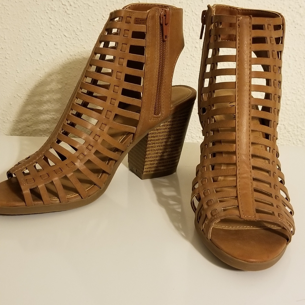 Rampage tapered block heel